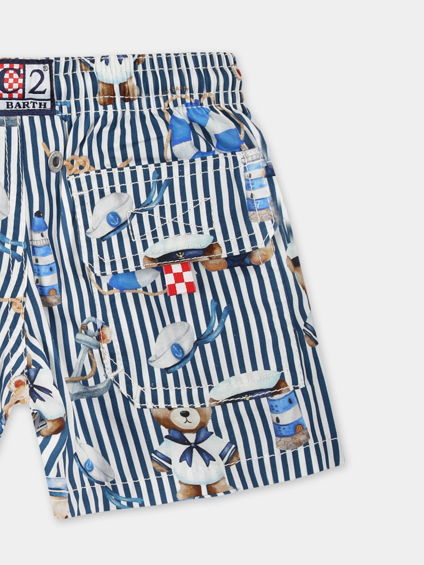 Boxer mare per neonato con orsetto all over,Mc2 Saint Barth,JOEL001 04838H