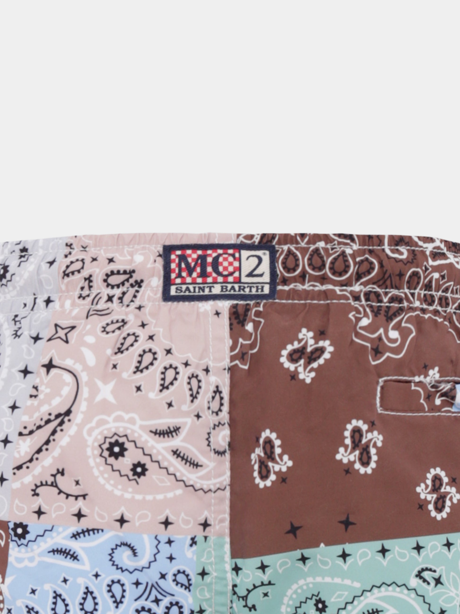 Boxer mare multicolor per bambino con stampa paisley,Mc2 Saint Barth,CAP0003 01230H