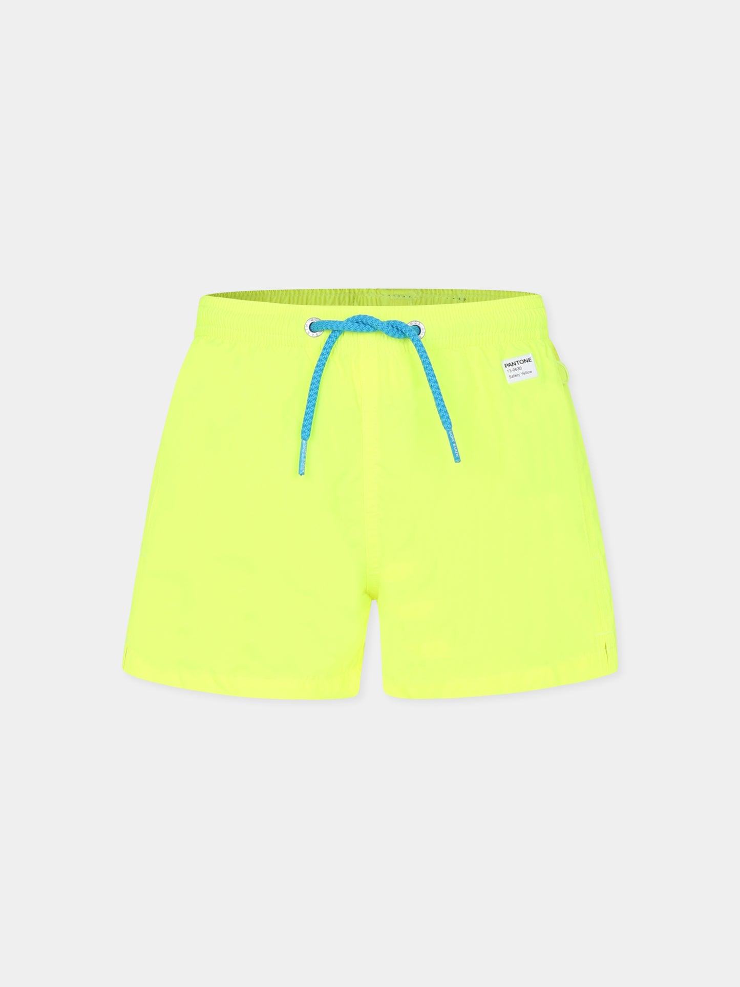 Boxer mare giallo per bambino con logo,Mc2 Saint Barth,JEA0012 01633H