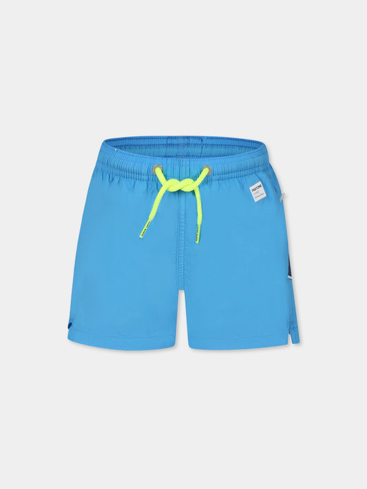 Short de bain bleu clair pour garçon