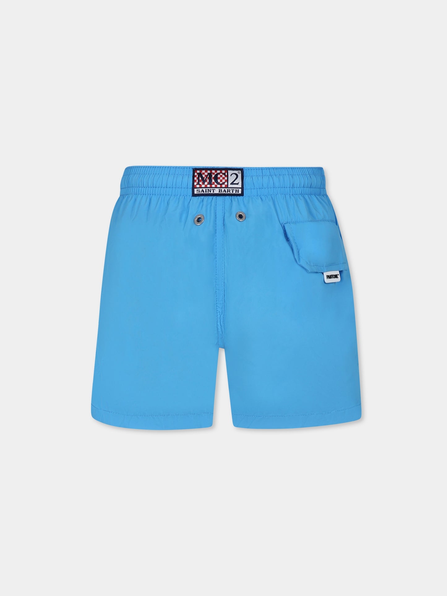 Short de bain bleu clair pour garçon