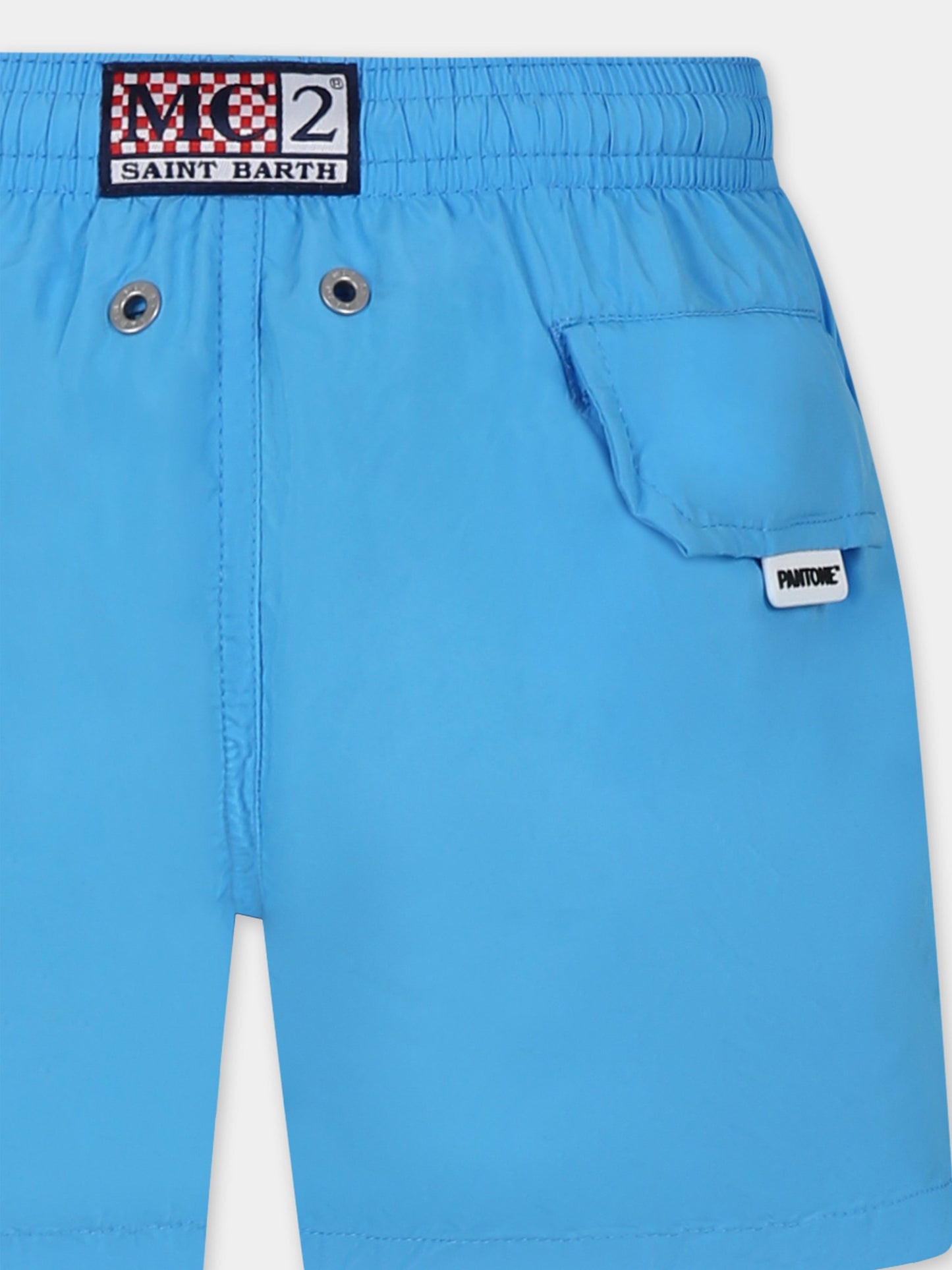 Short de bain bleu clair pour garçon