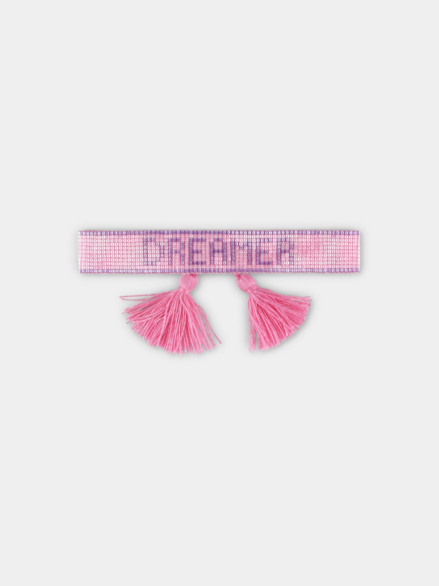 Bracelet rose pour fille