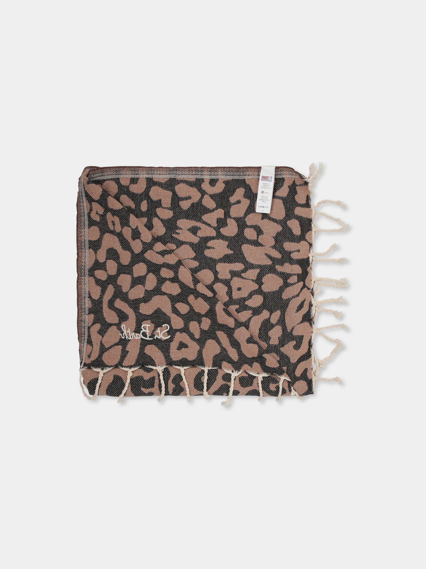 Serviette de plage marron pour fille