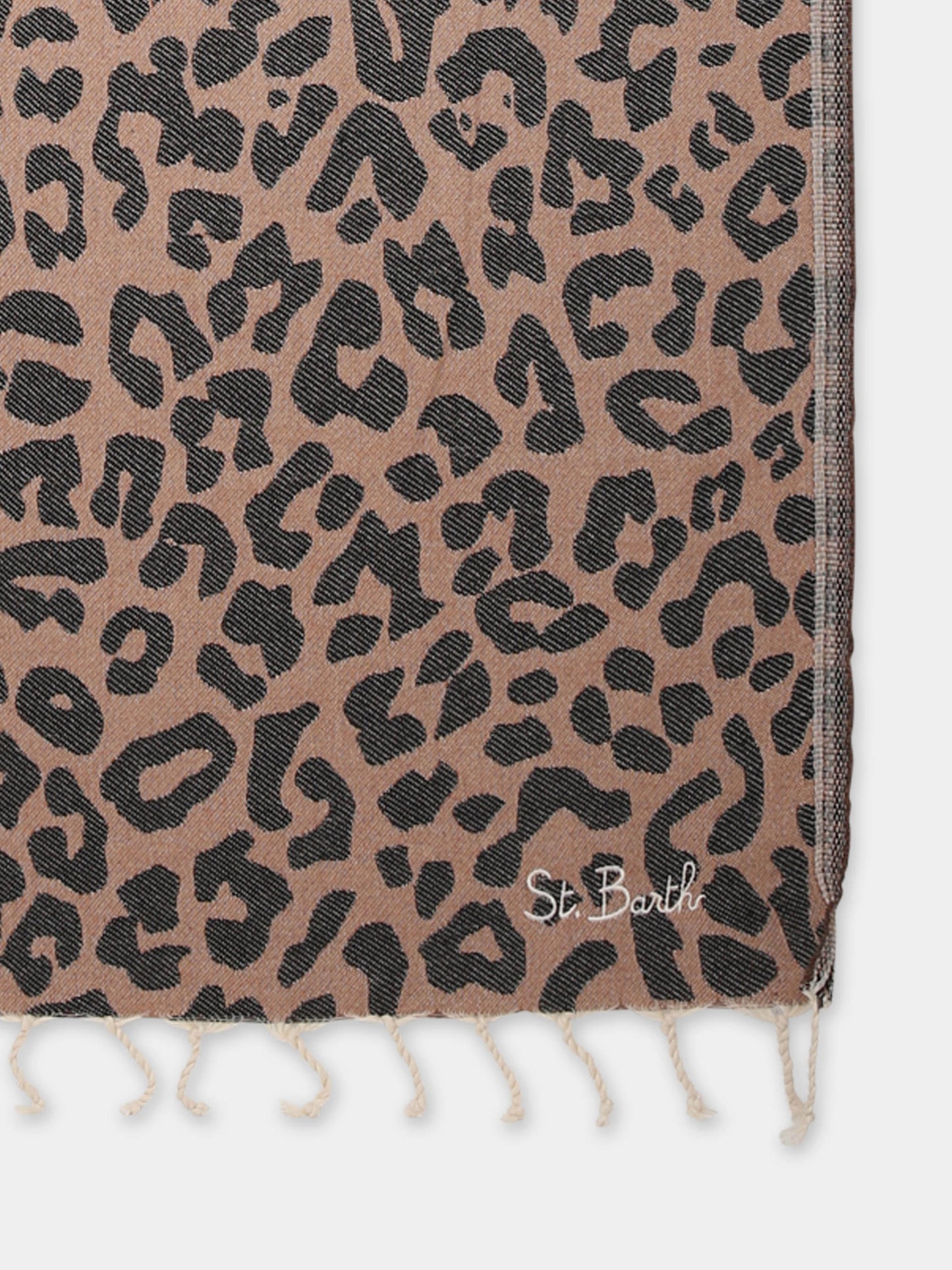 Serviette de plage marron pour fille