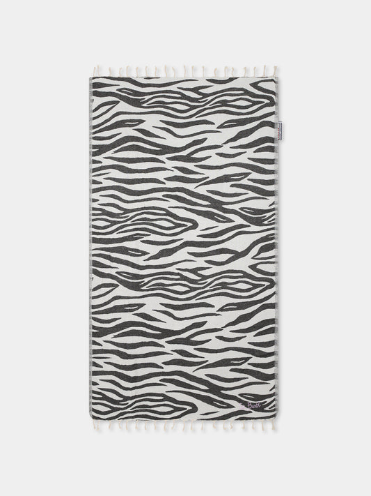 Serviette de plage ivoire pour fille