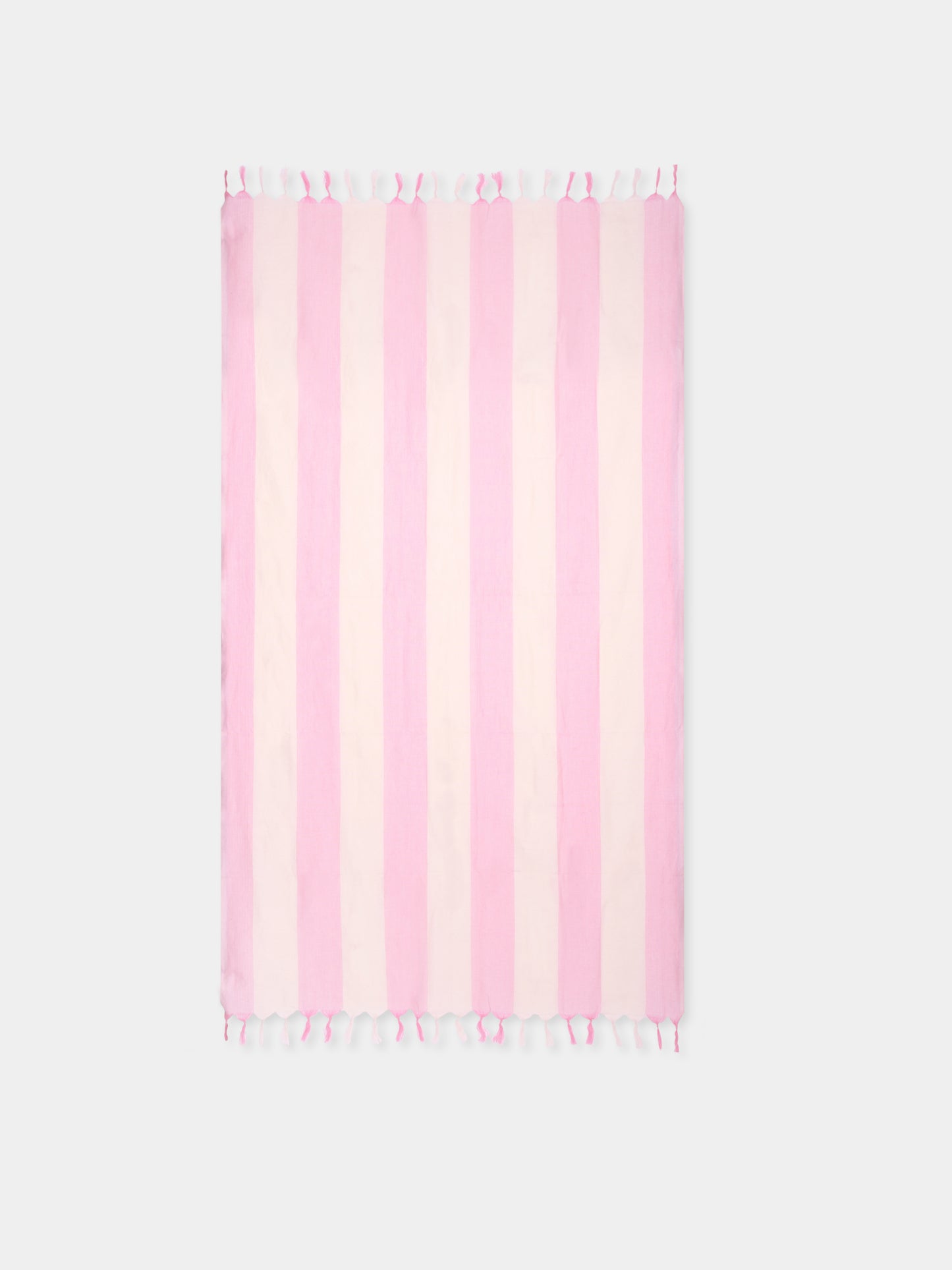 Serviette de plage rose pour fille avec logo