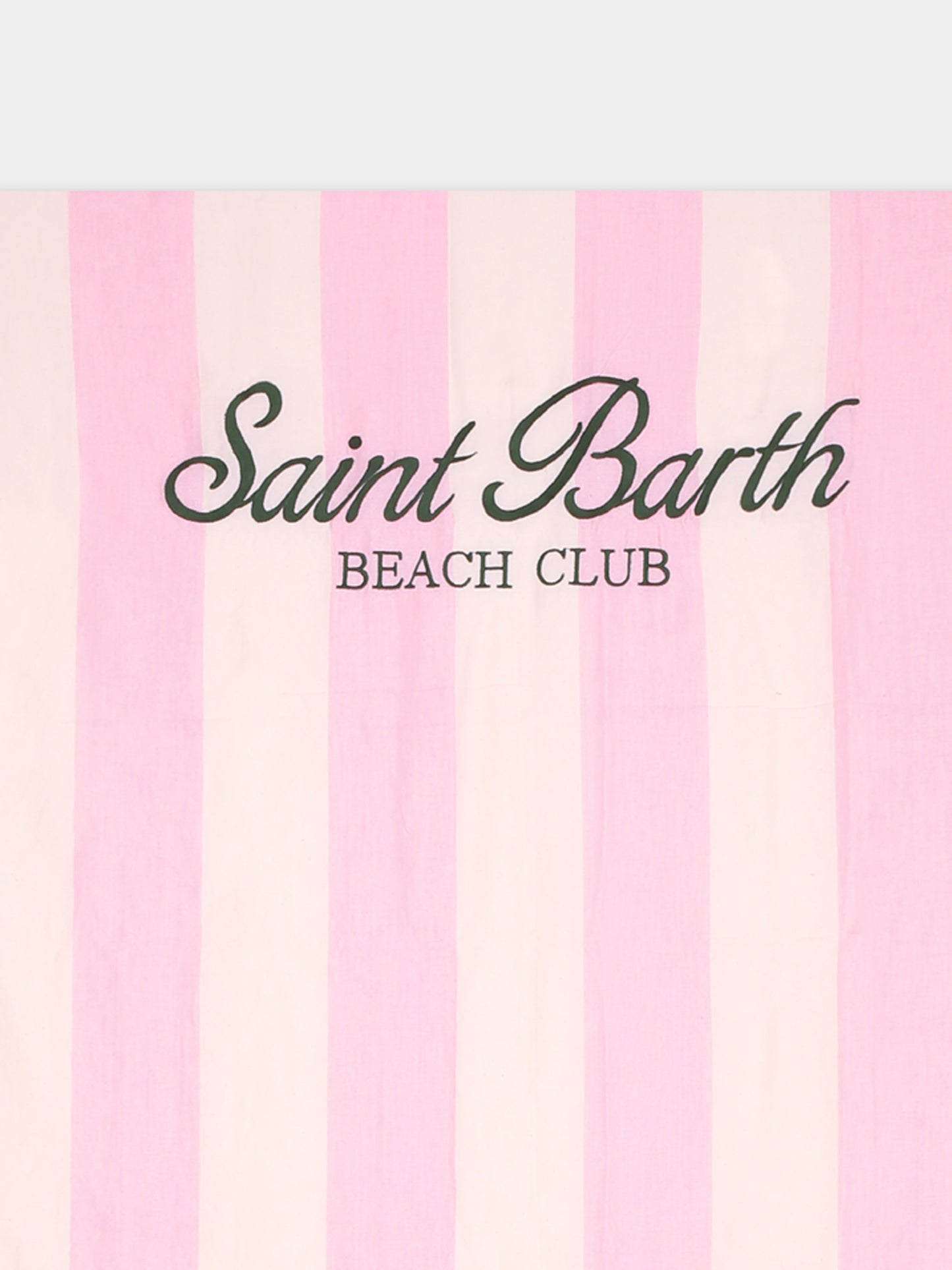 Serviette de plage rose pour fille avec logo