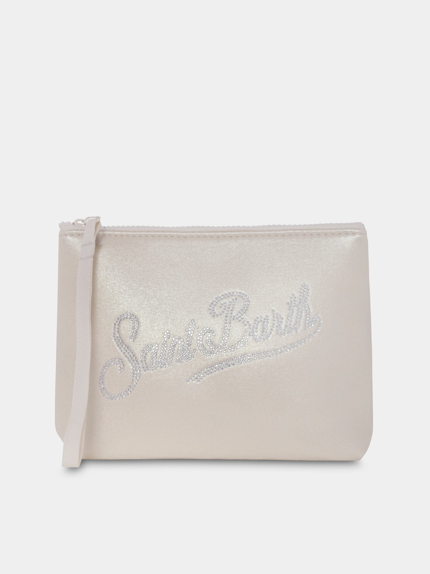 Pochette beige pour fille avec logo