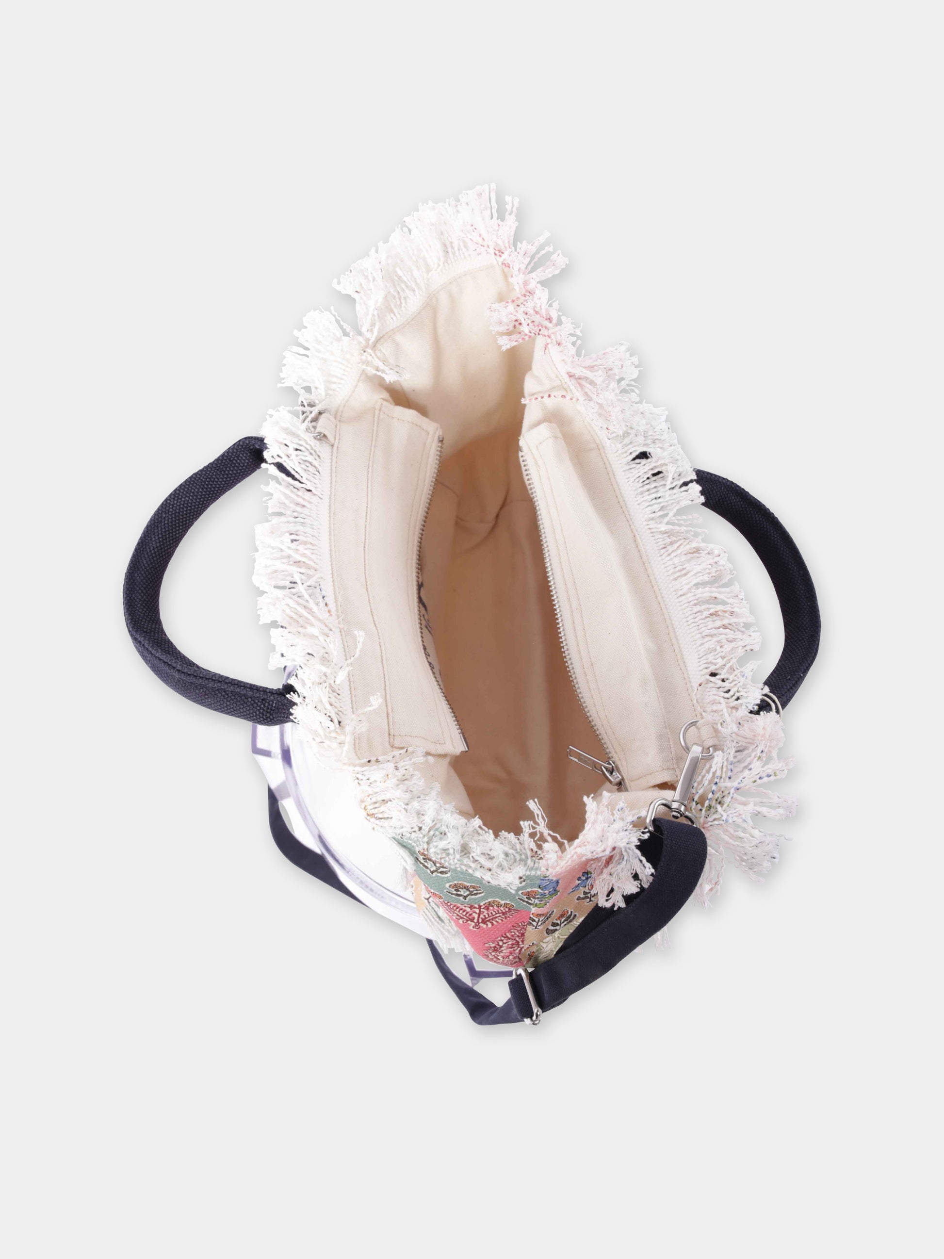 Borsa mare Colette multicolor per bambina con stampa patchwork,Mc2 Saint Barth,COL0001 01250H