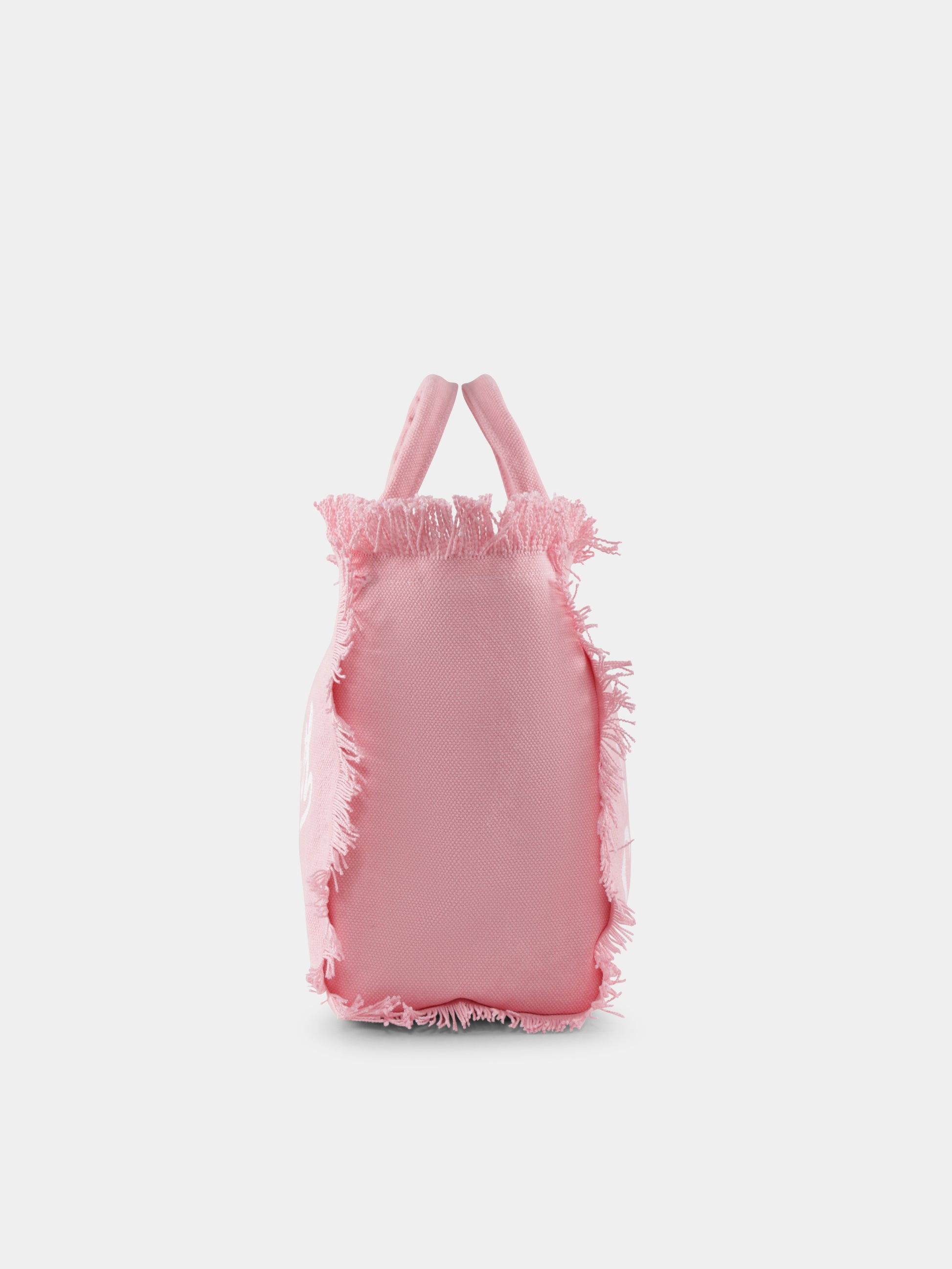 Borsa mare Colette rosa per bambina con logo,Mc2 Saint Barth,COL0001 00098H