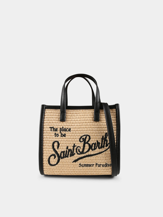 Sac beige pour fille avec logo