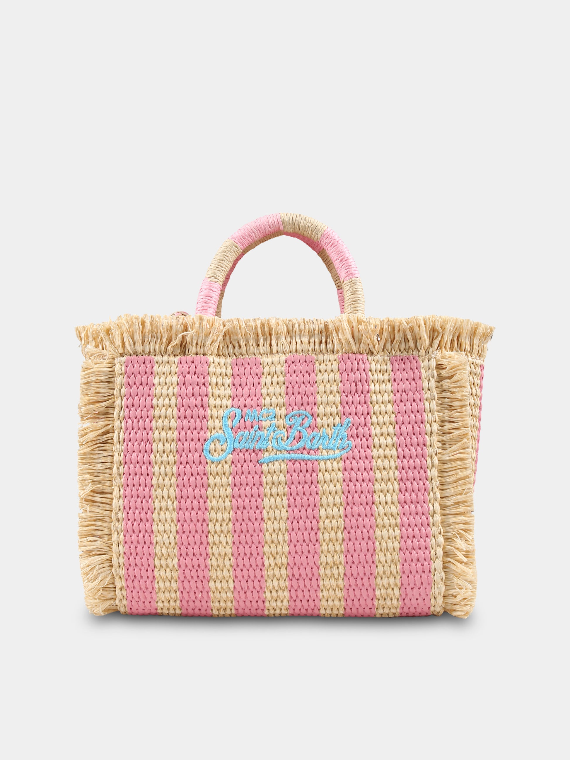 Borsa Vanity Mini beige per bambina con logo,Mc2 Saint Barth,VAMI009 00188H