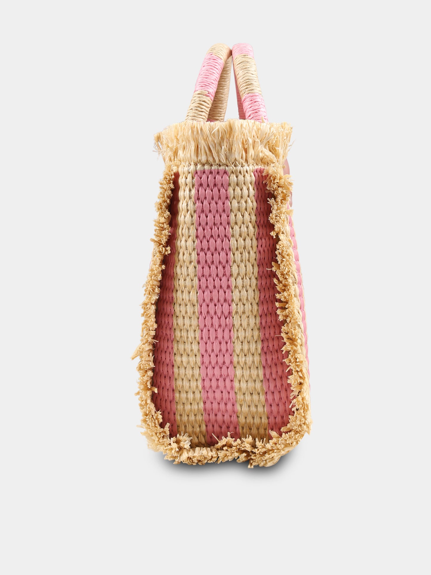 Borsa Vanity Mini beige per bambina con logo,Mc2 Saint Barth,VAMI009 00188H