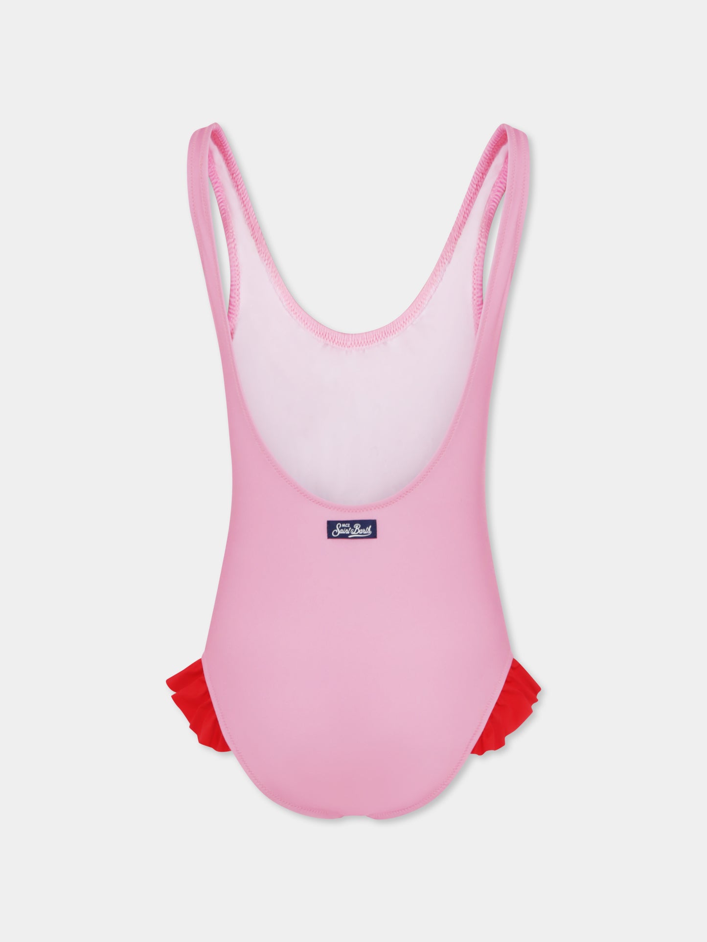 Costume intero rosa per bambina con Snoopy,Mc2 Saint Barth,TNA0001 03454H