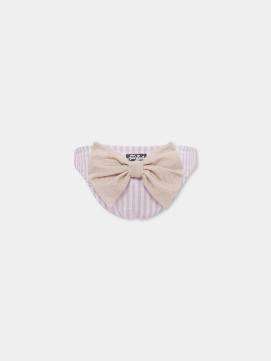 Slip de bain lilas pour fille