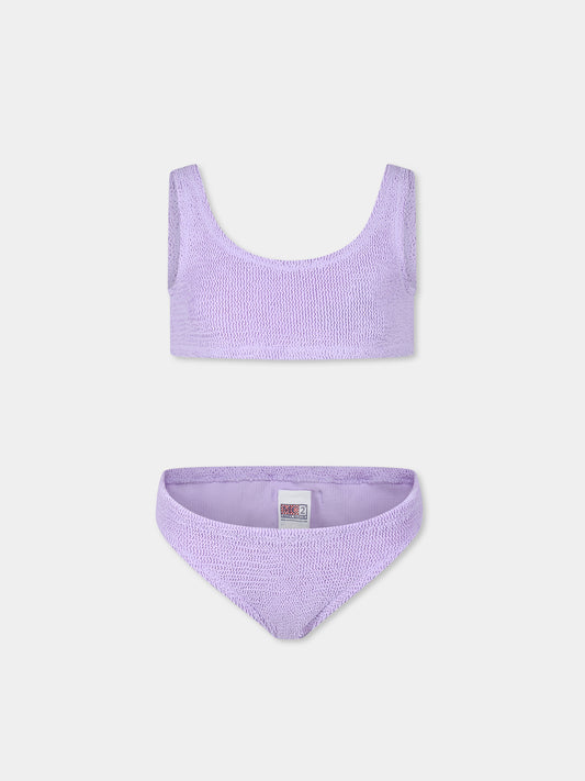 Bikini violet pour fille