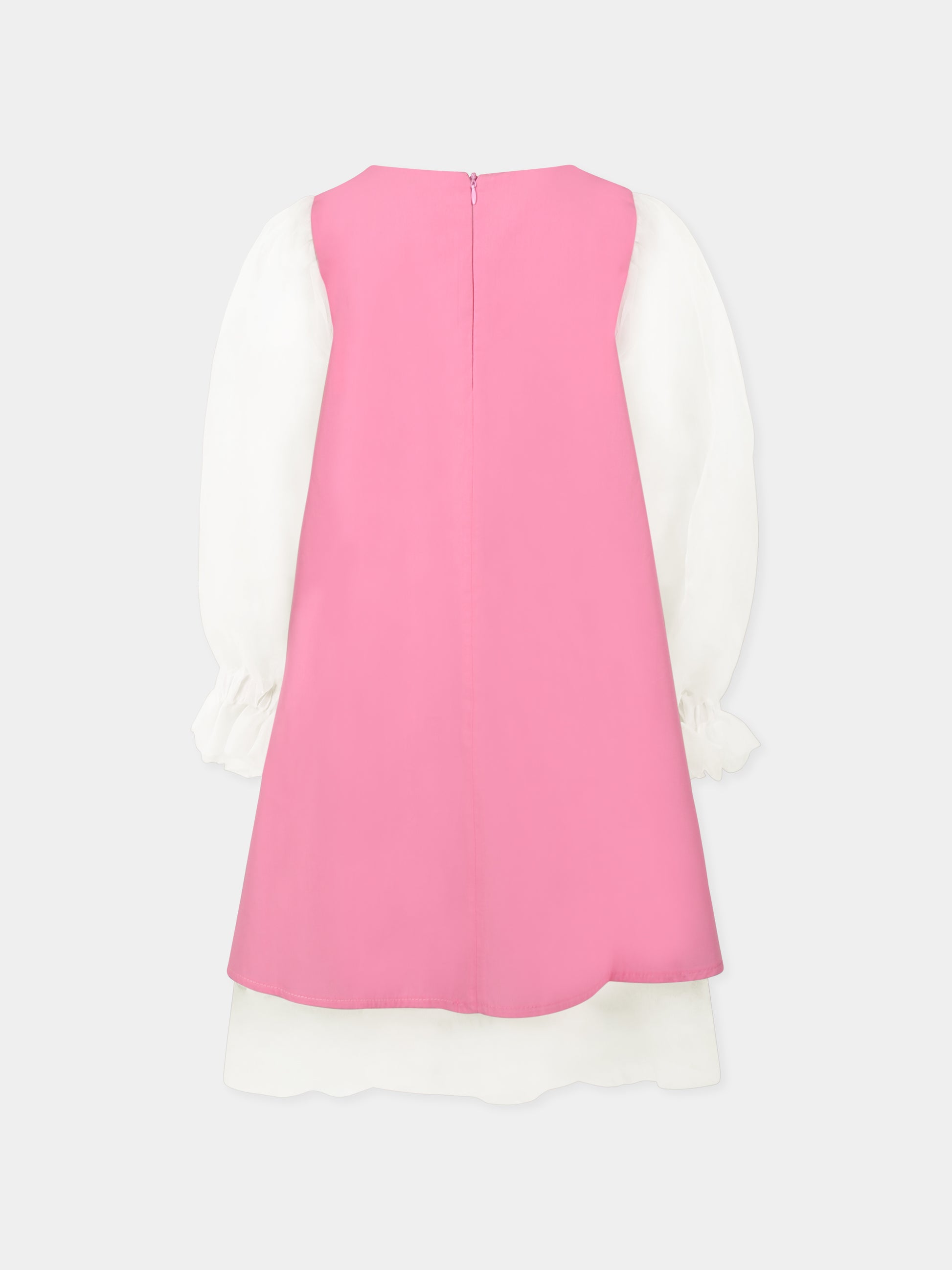 Vestito rosa per bambina con cupcake,Pangolini Kids,CUPCAKE PINK