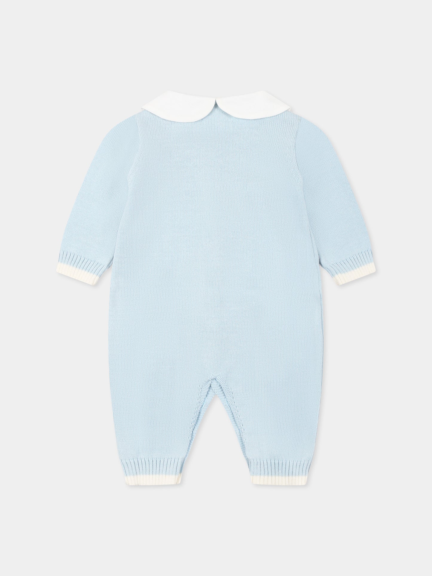 Combinaison bleu clair pour bébé garçon avec abeilles