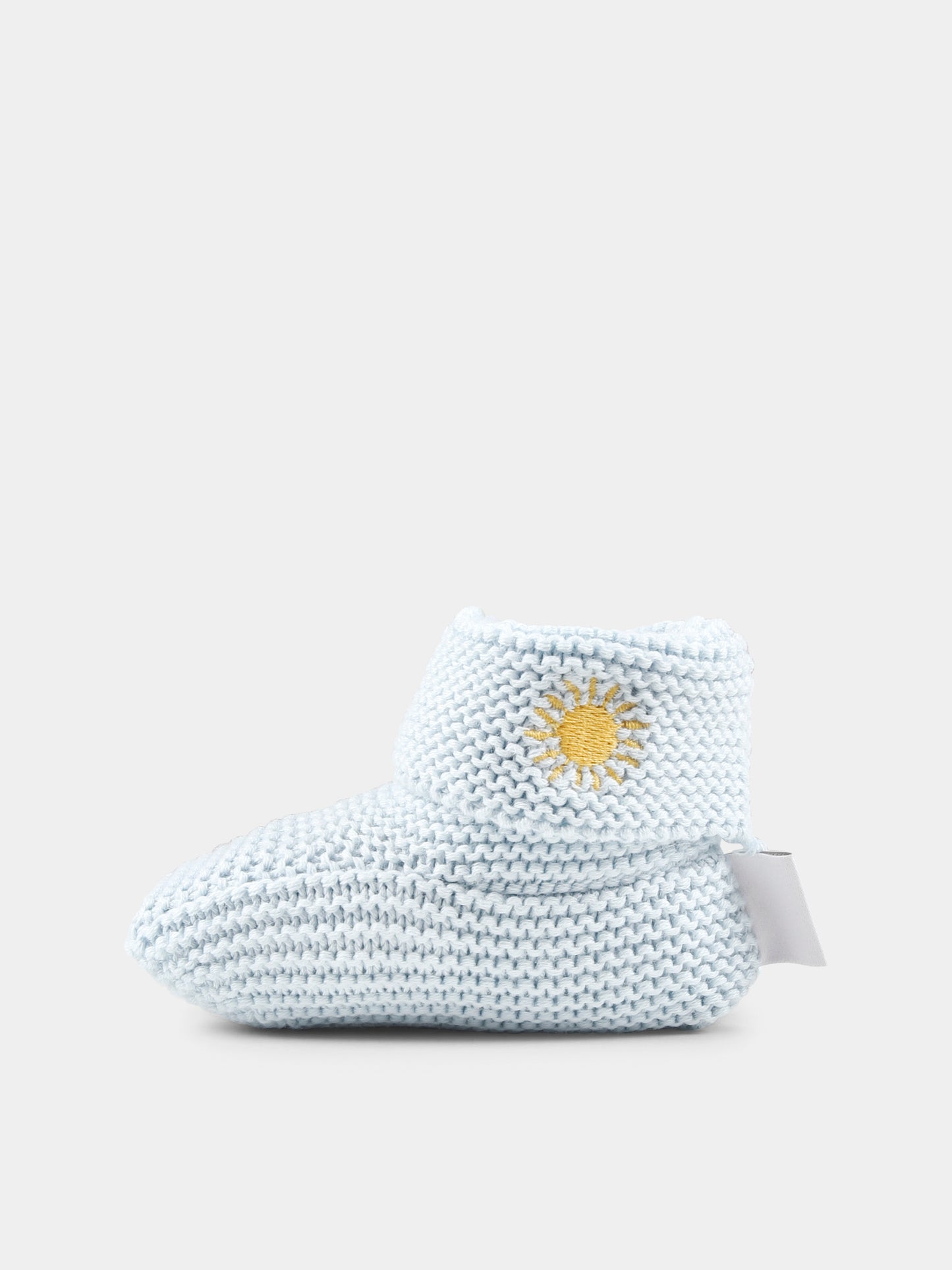 Chaussons bleu clair pour bébé garçon avec abeilles