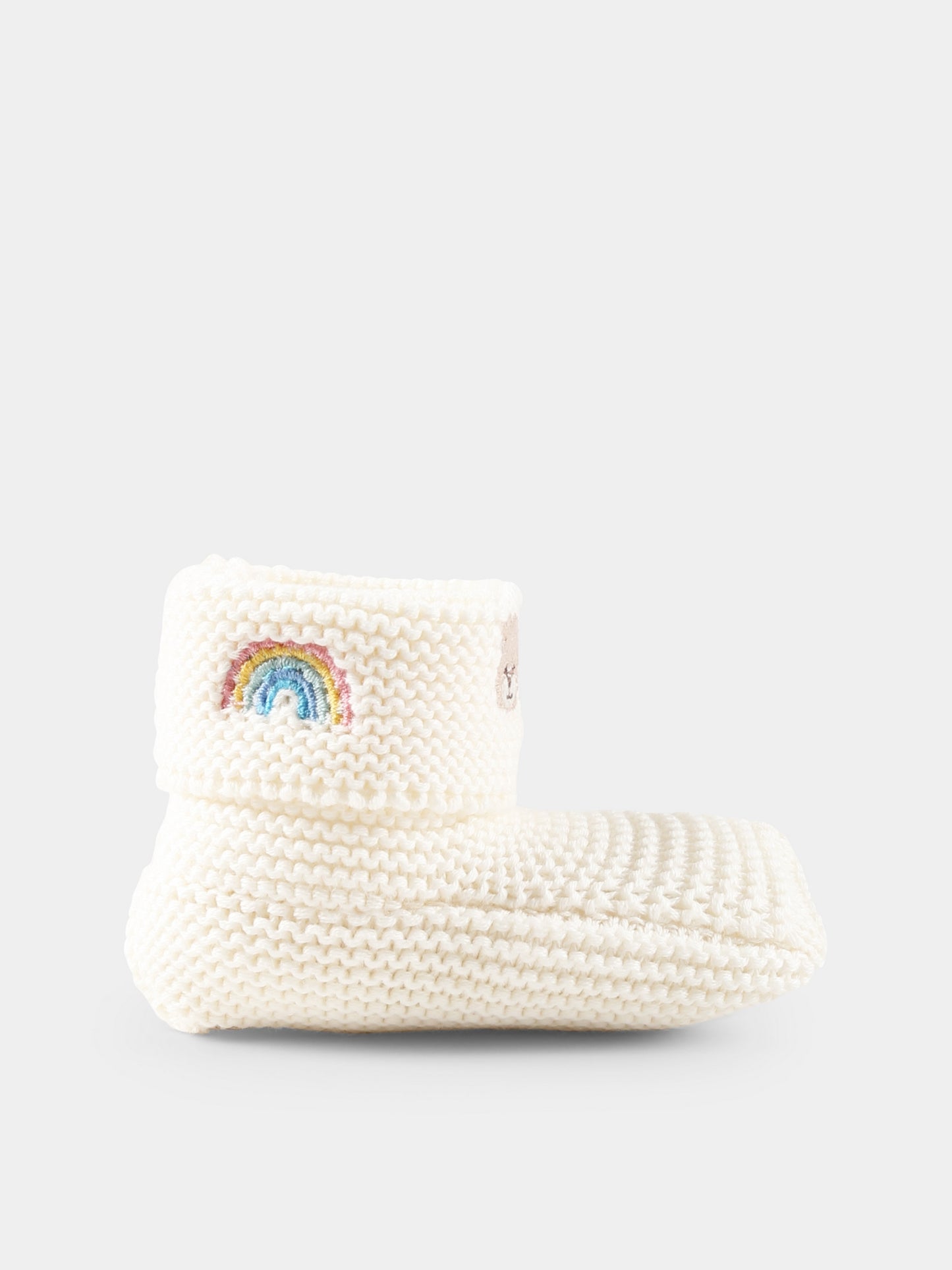 Chaussons ivoire pour bébé enfants avec abeilles