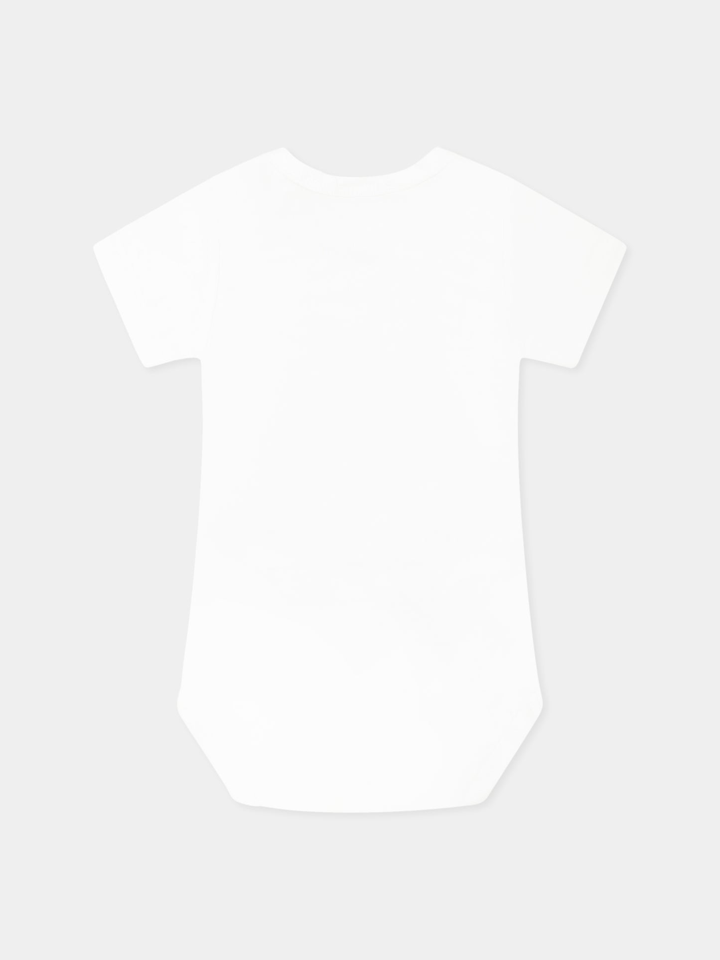 Body blanc pour bébé garçon avec ours