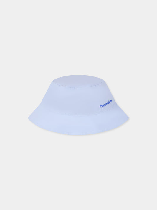 Cloche bleu clair pour bébé garçon avec logo