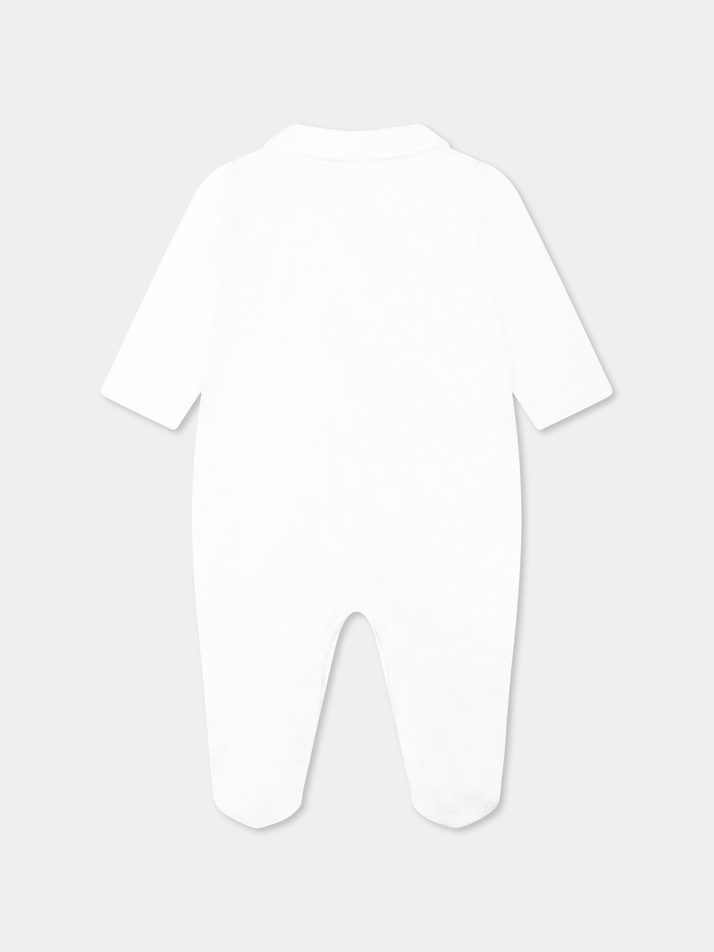 Tutina bianca per neonata con api e fiori,Nanán,E25400B