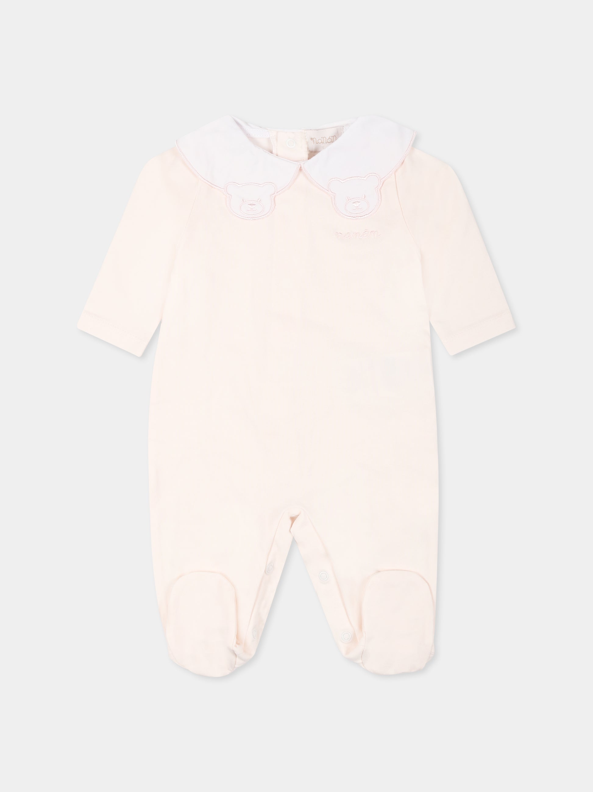 Tutina rosa per neonata con orsetti e logo,Nanán,E25576R
