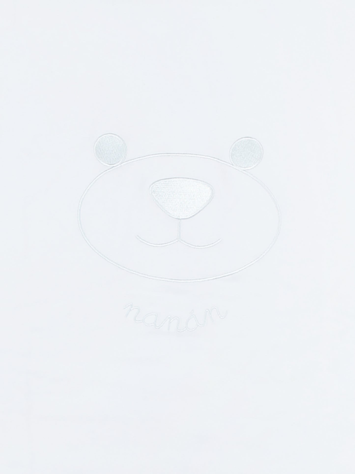 Couverture bleu clair pour bébé garçon avec ours