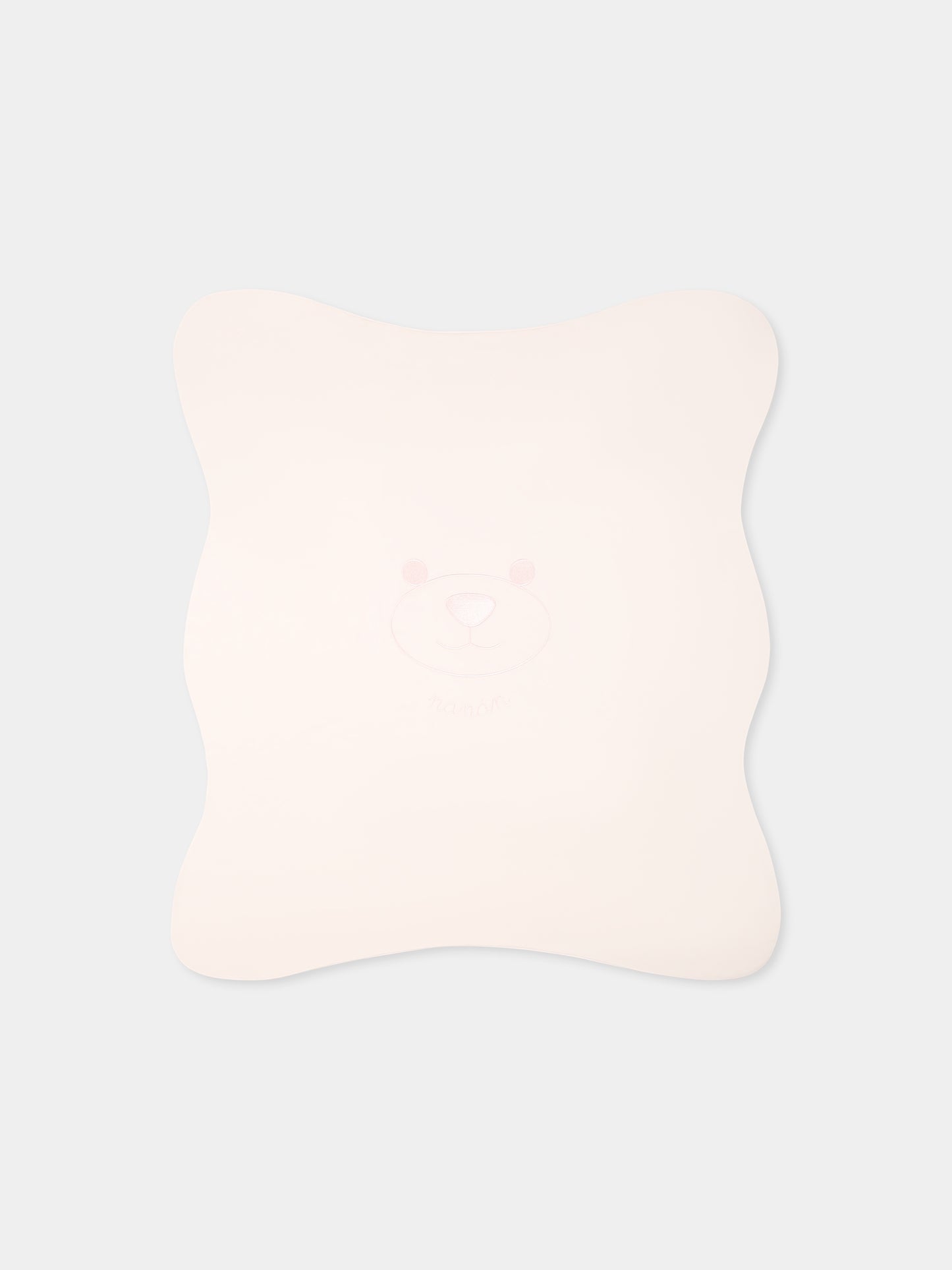 Couverture rose pour bébé fille avec ours