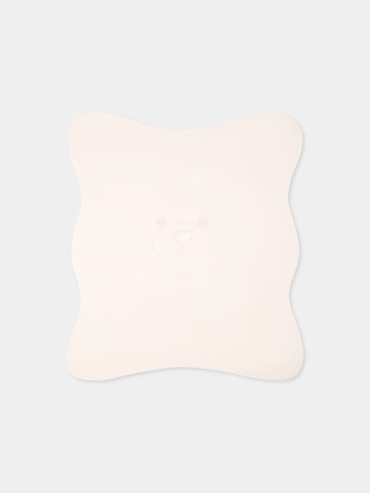 Couverture rose pour bébé fille avec ours