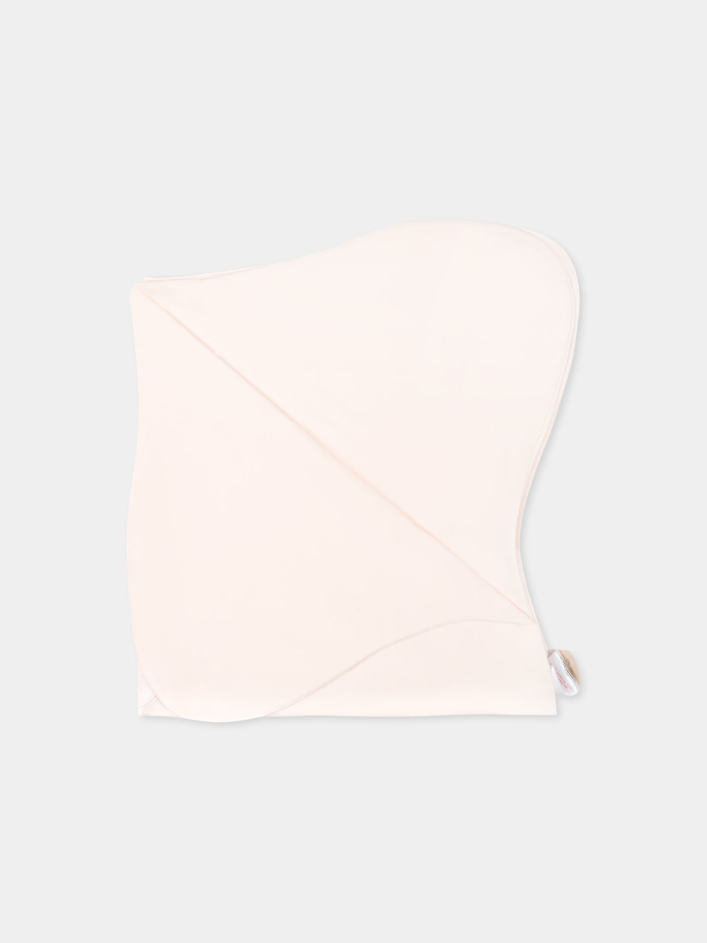 Couverture rose pour bébé fille avec ours