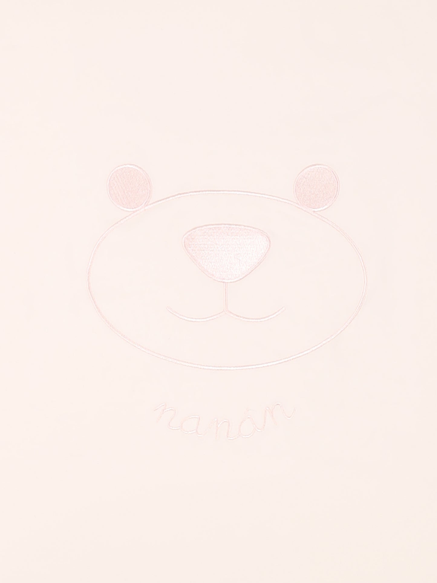 Couverture rose pour bébé fille avec ours