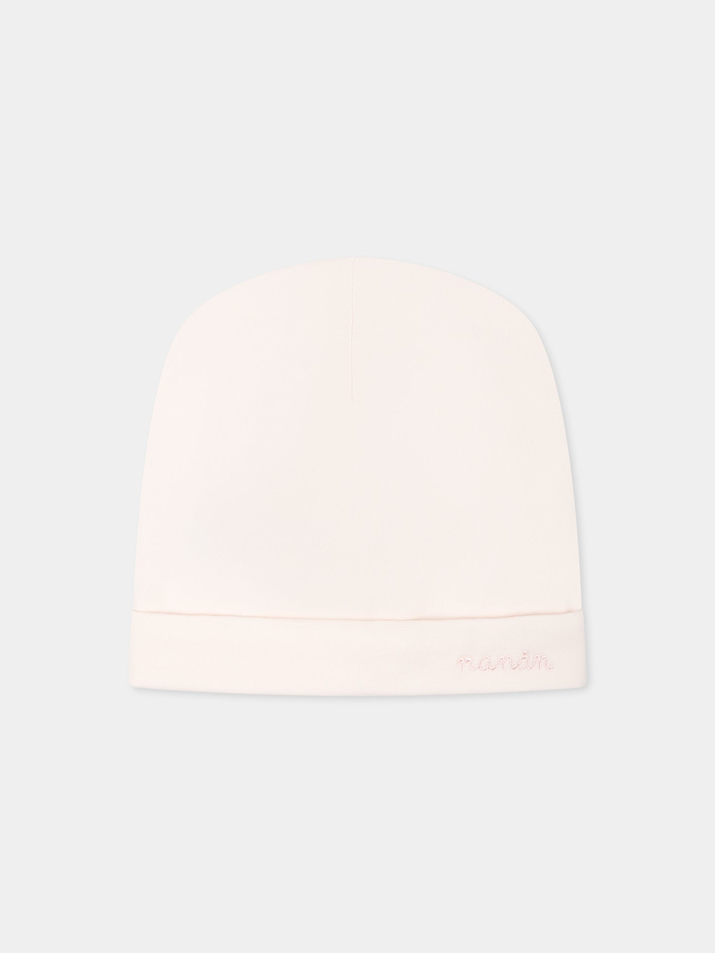 Cappello rosa per neonata con logo,Nanán,E25581R