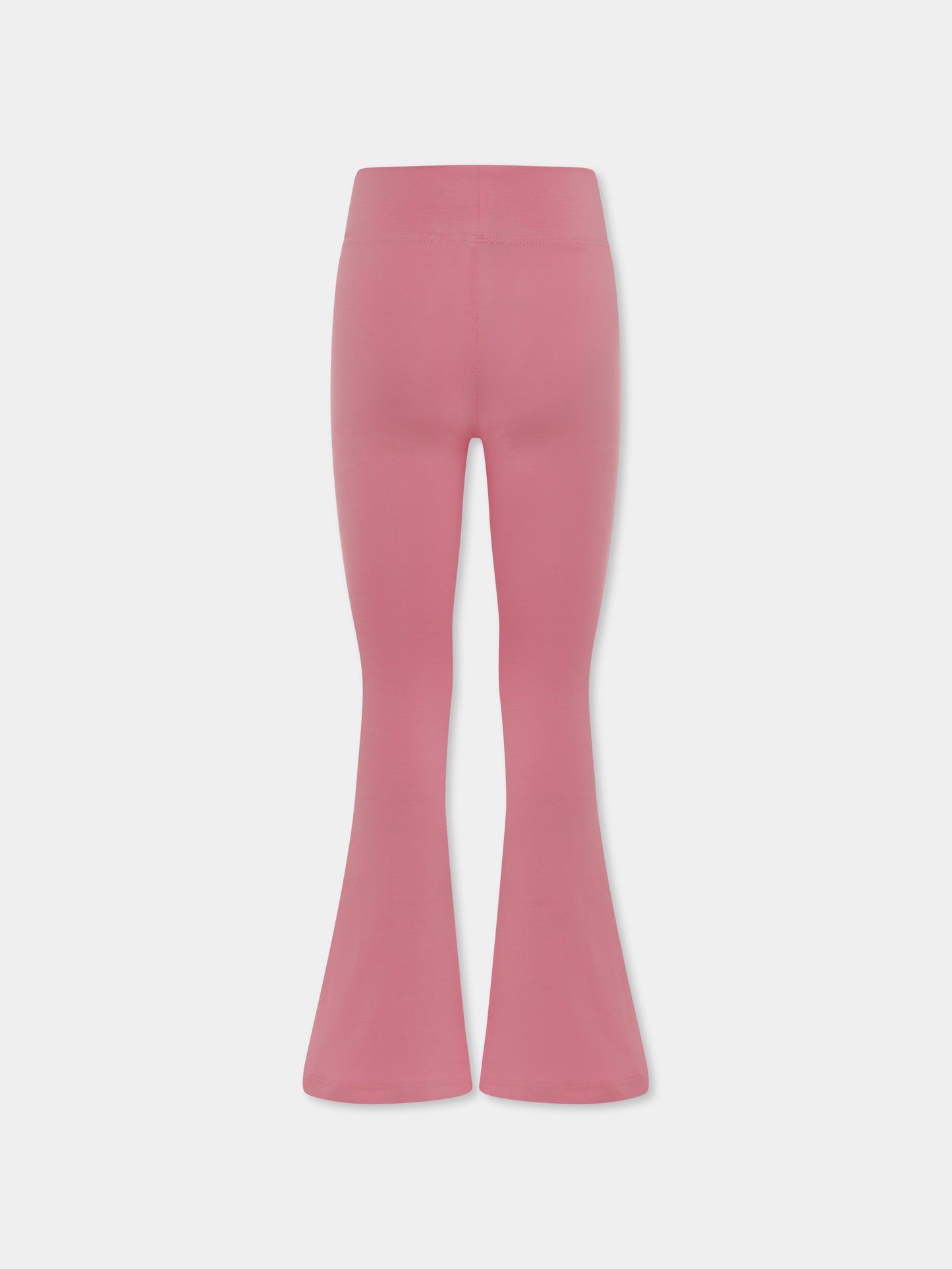 Legging rose pour fille avec logo