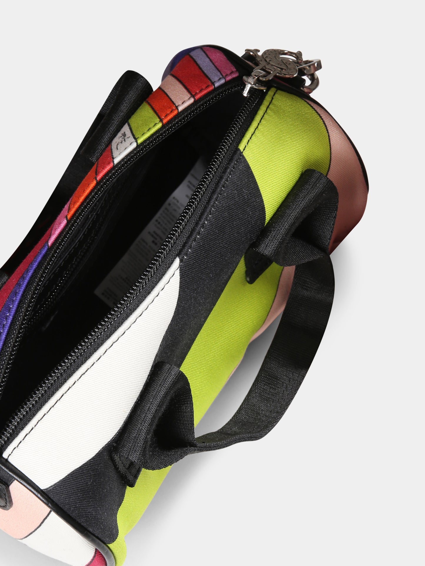 Borsa multicolor per bambina con stampa marmo,Emilio Pucci Junior,PT0B68 G0114 999NE