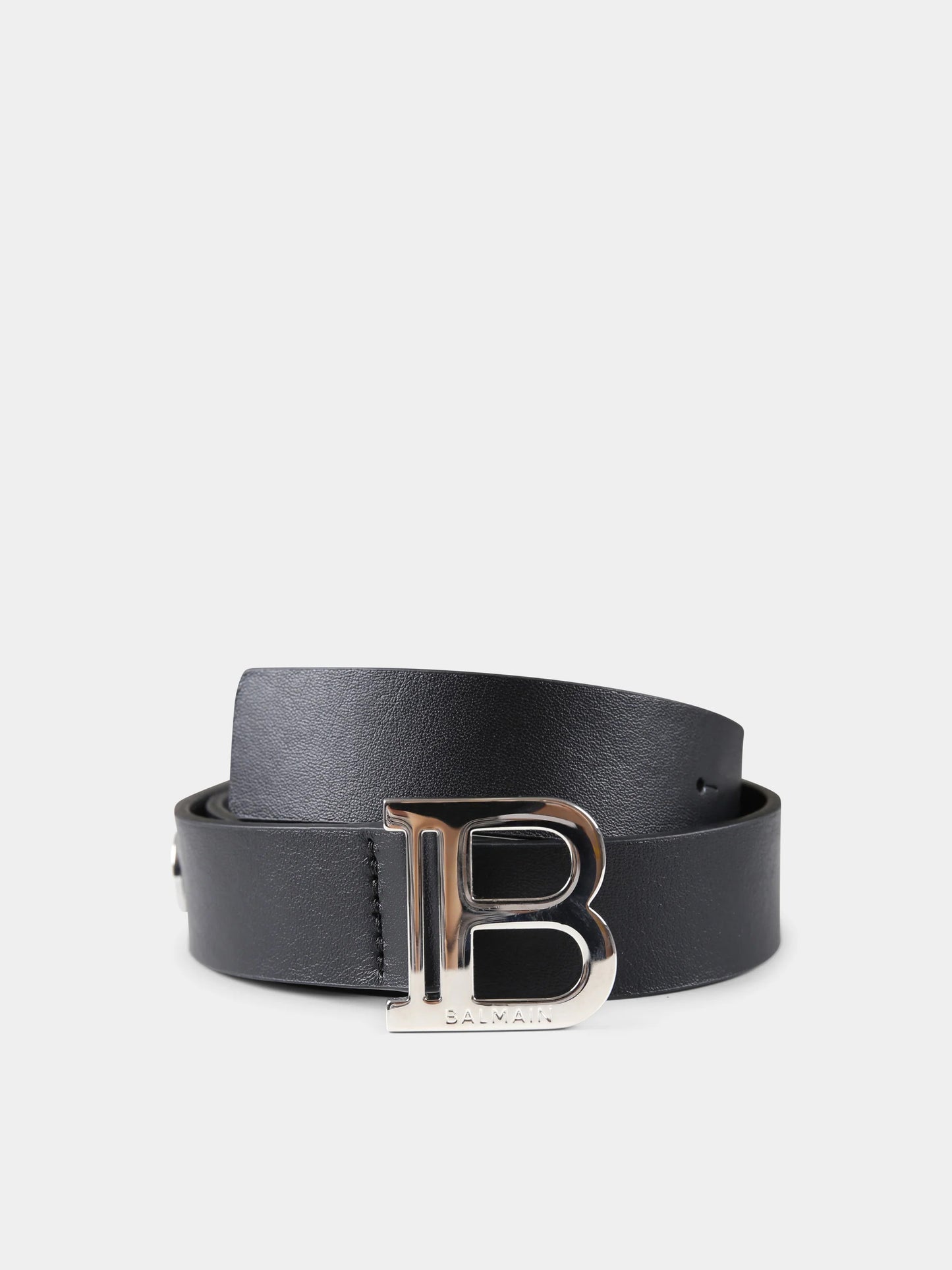 Ceinture noire pour fille avec logo