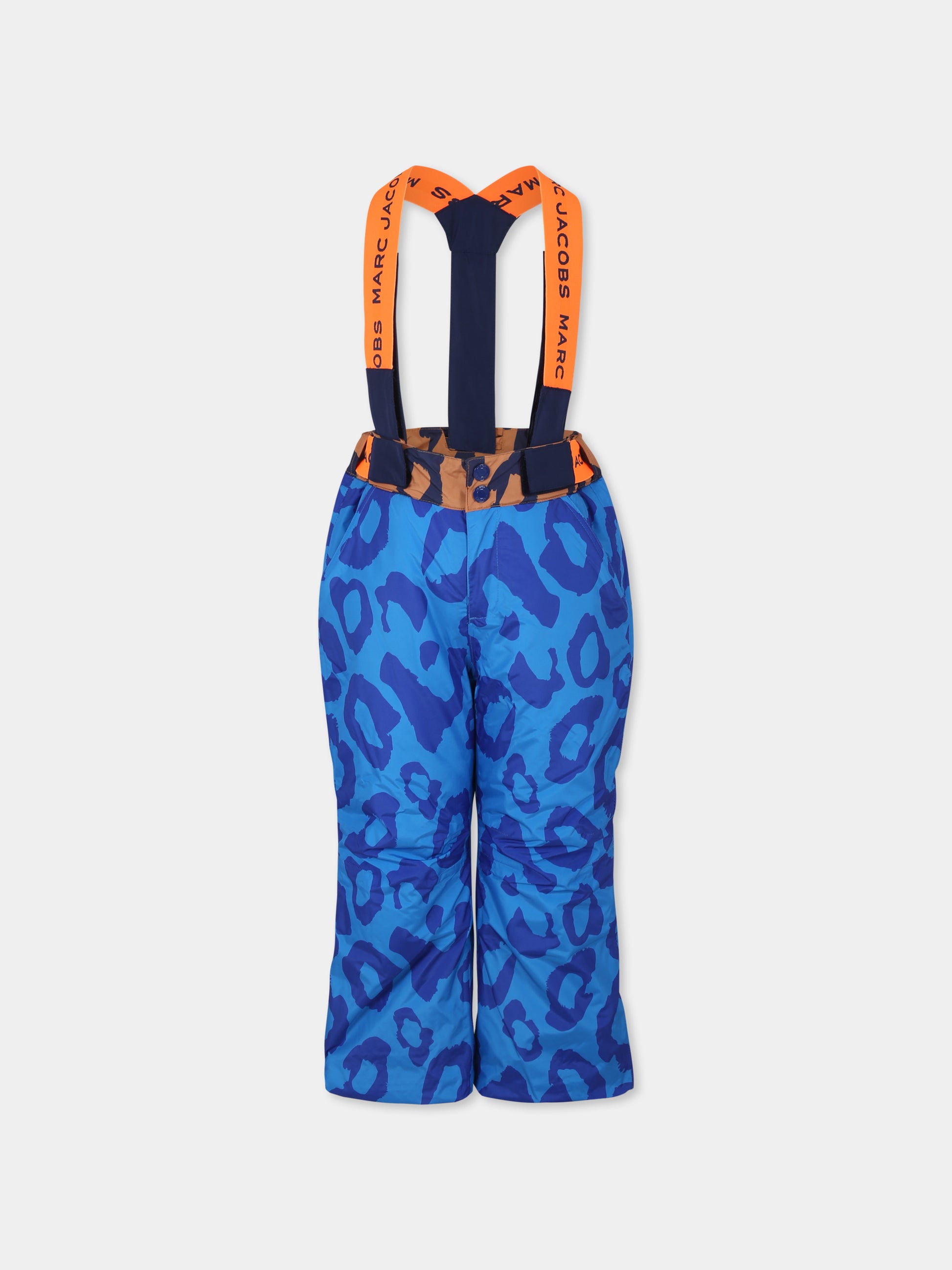 Pantaloni da neve blu per bambino con logo,Marc Jacobs,W24298 83E