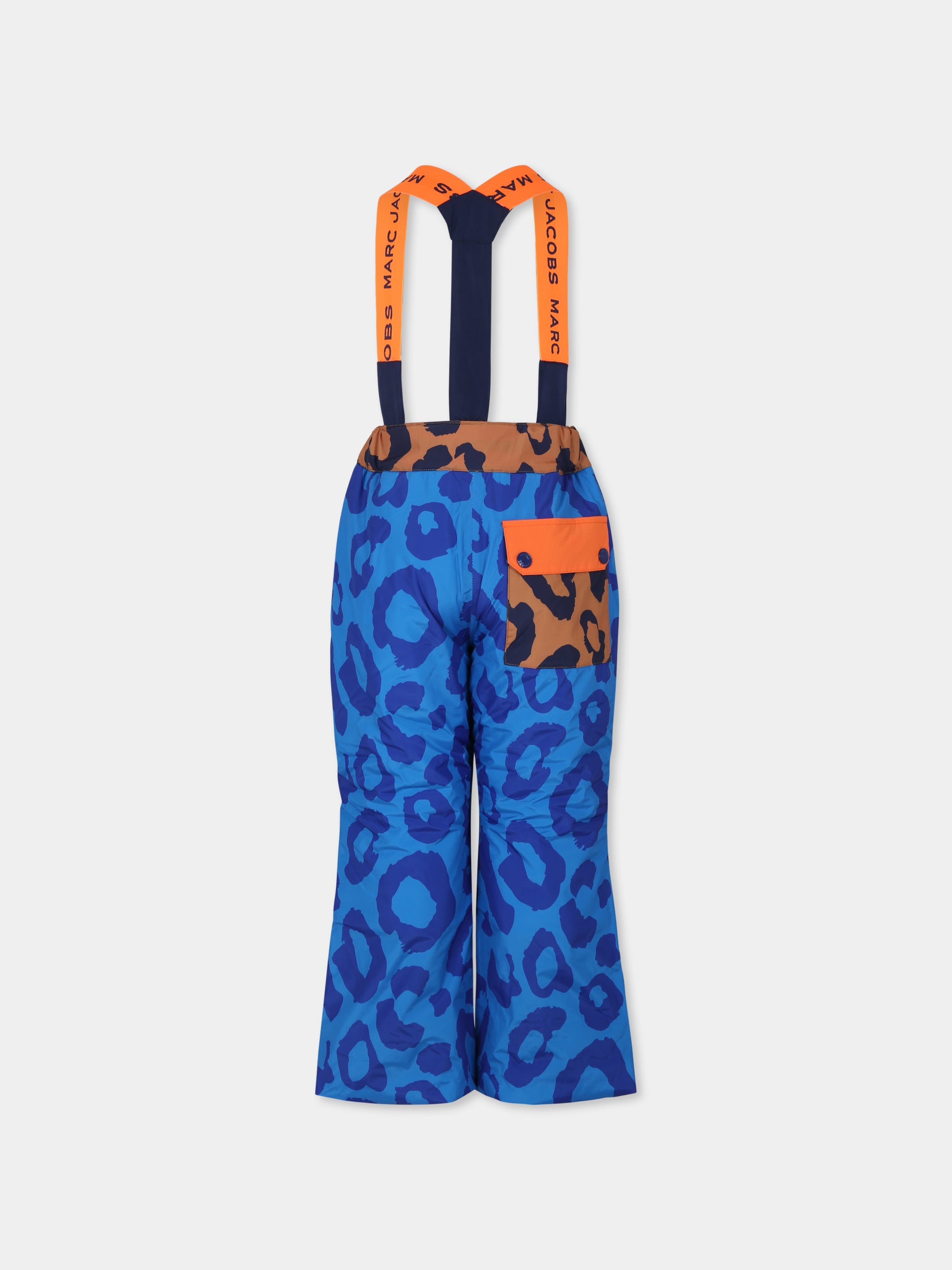 Pantaloni da neve blu per bambino con logo,Marc Jacobs,W24298 83E