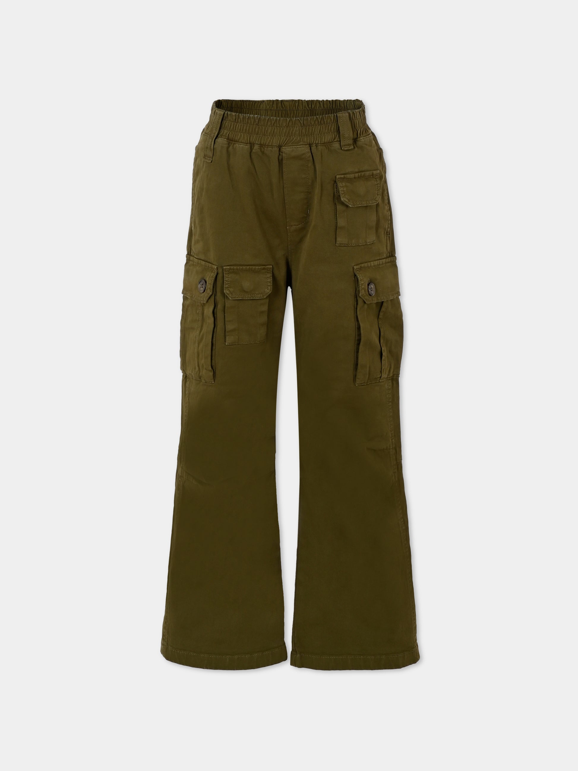 Pantaloni verdi per bambina con logo,Marc Jacobs,W60252 66K