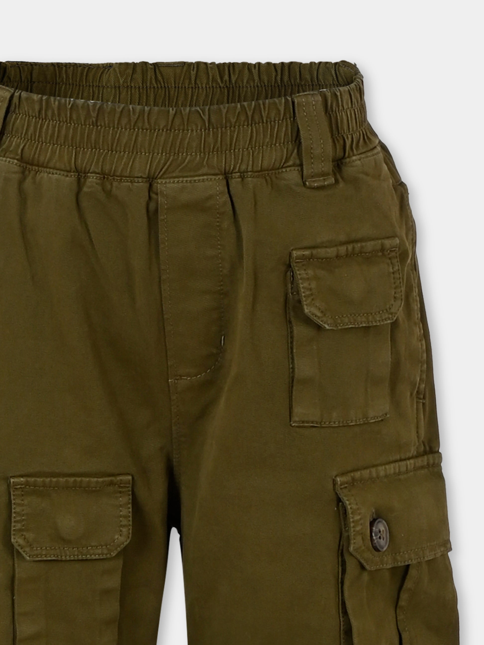 Pantaloni verdi per bambina con logo,Marc Jacobs,W60252 66K