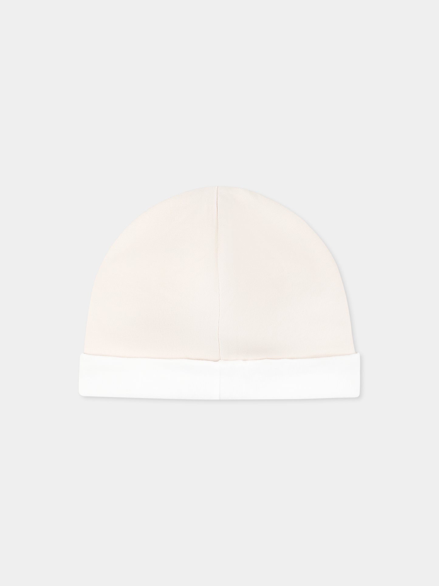 Ensemble combinaison beige pour bébé enfants avec logo