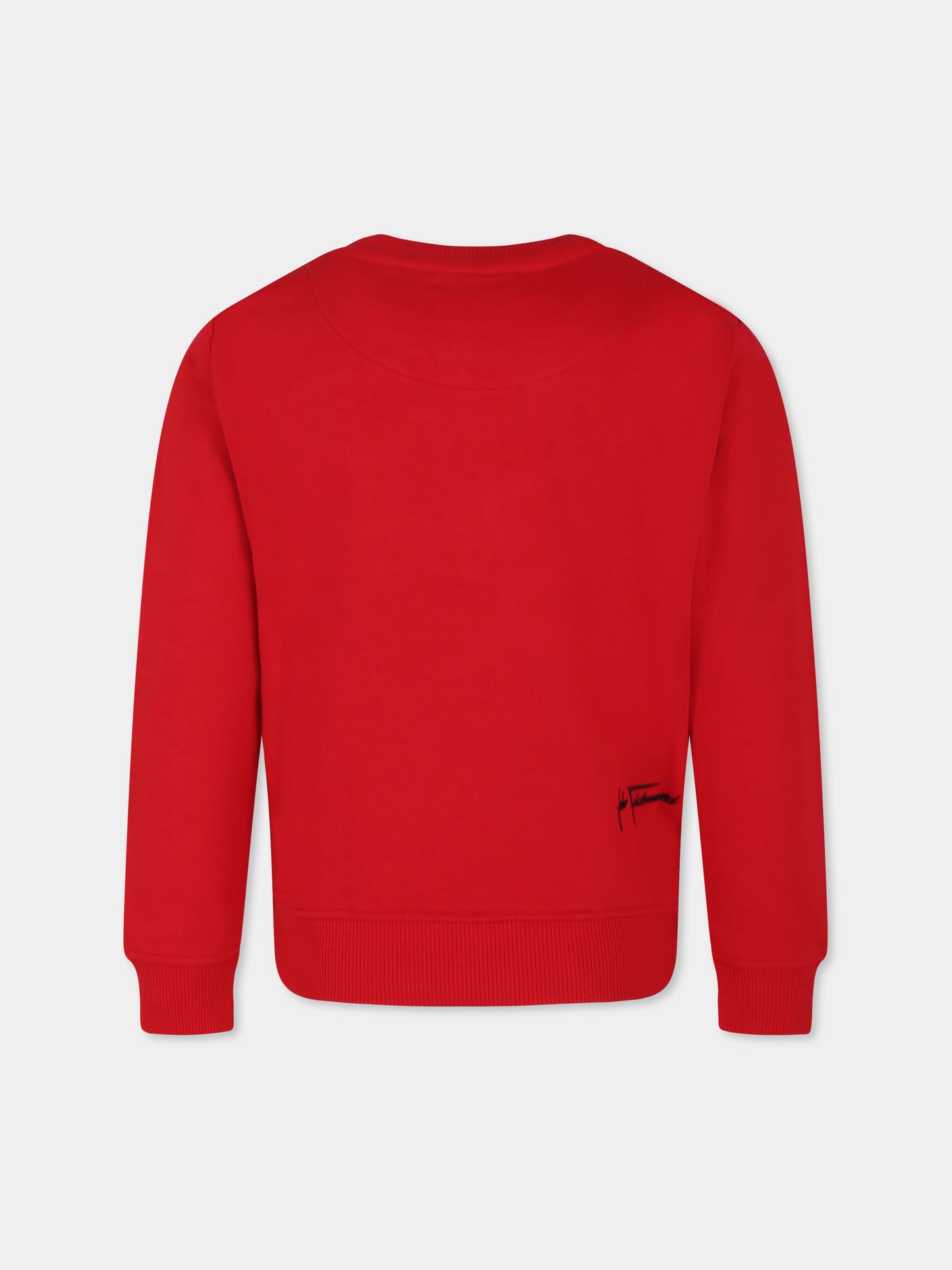 Sweat rouge pour garçon