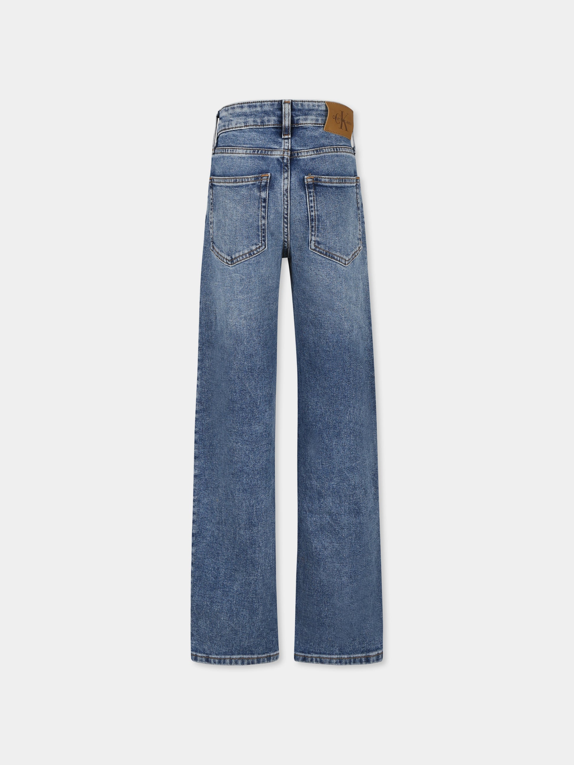 Jeans blu per bambino,Calvin Klein Kids,IB0IB02402 1A4