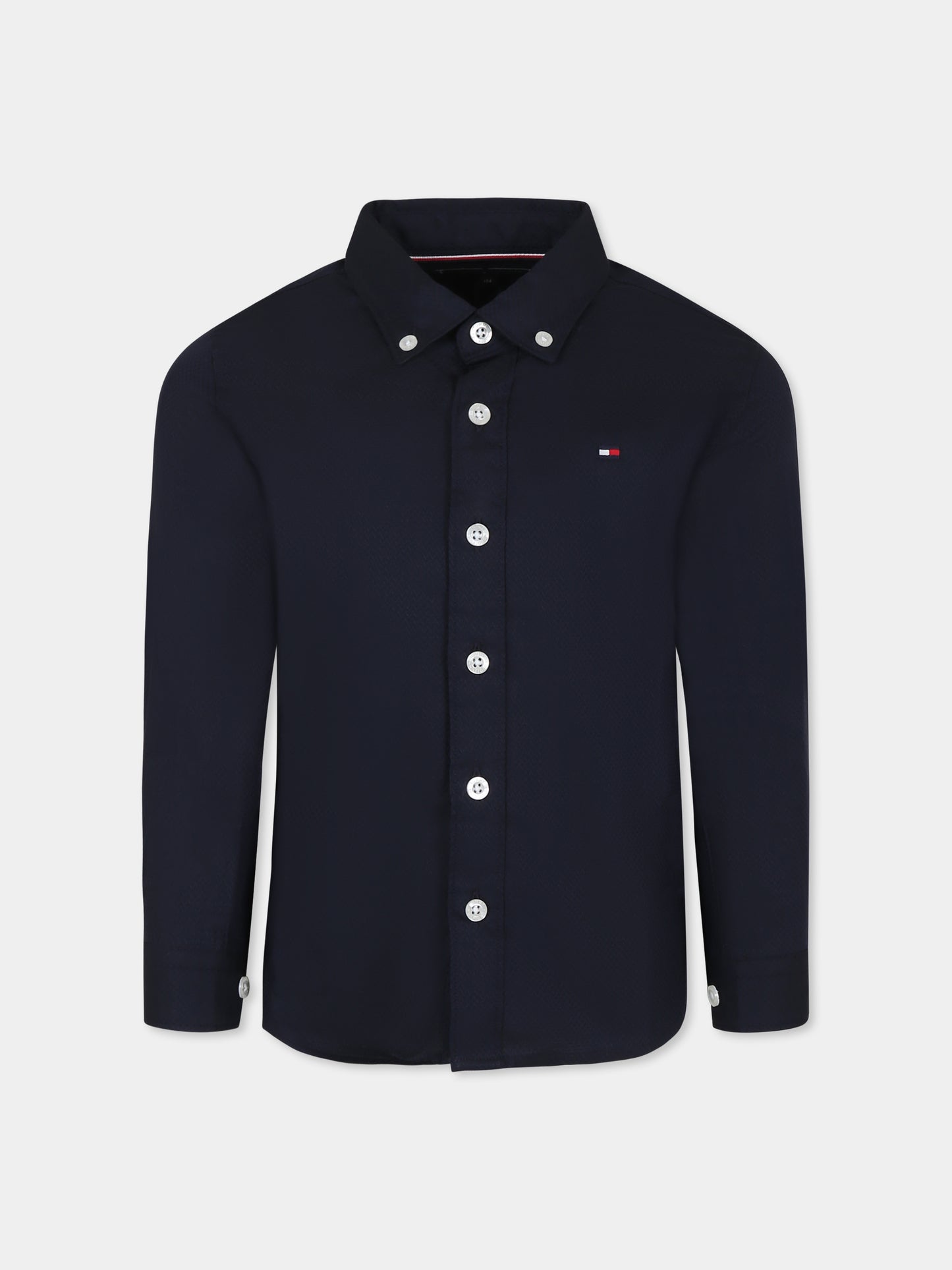 Chemise bleue pour garçon