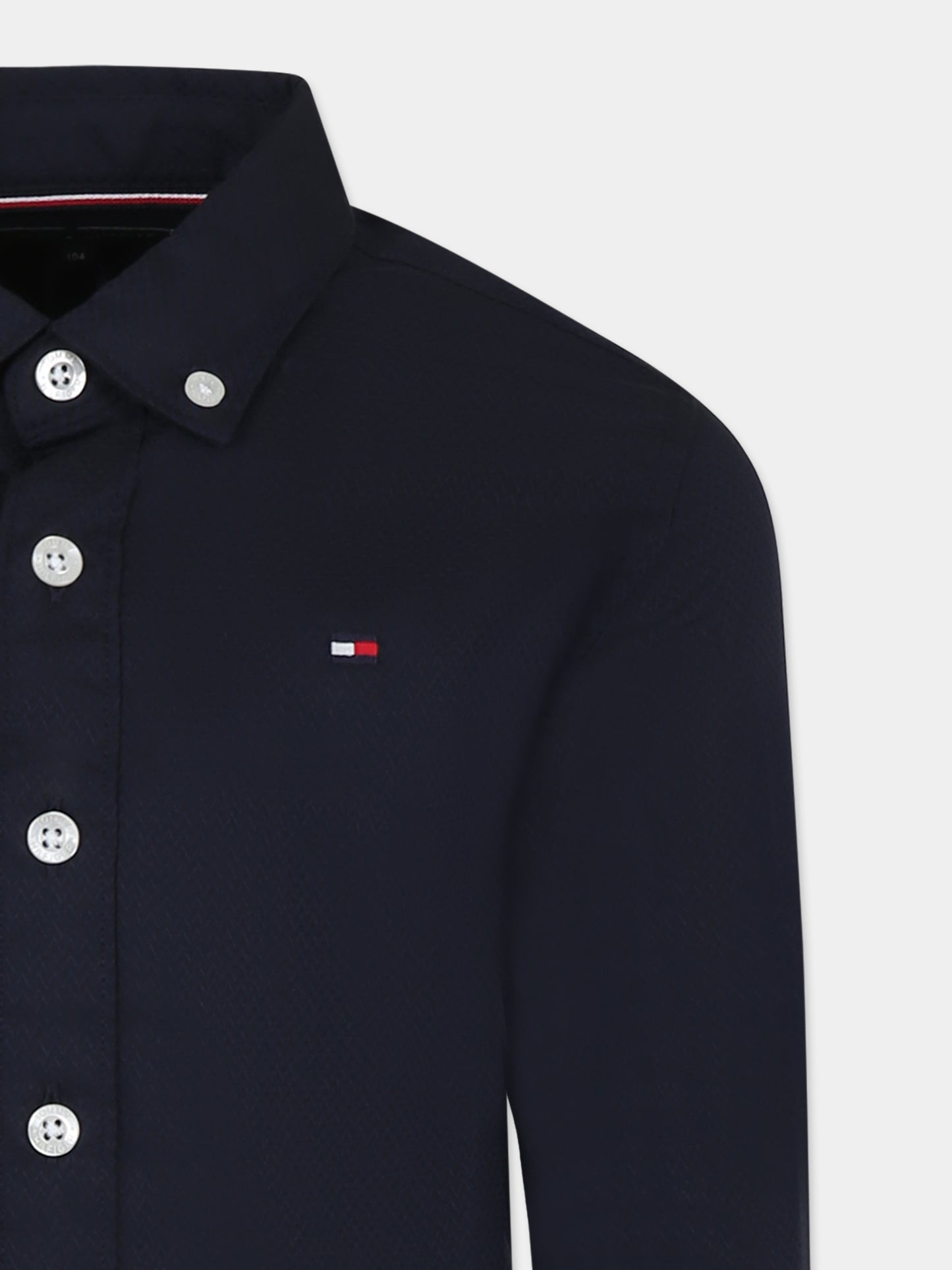 Chemise bleue pour garçon