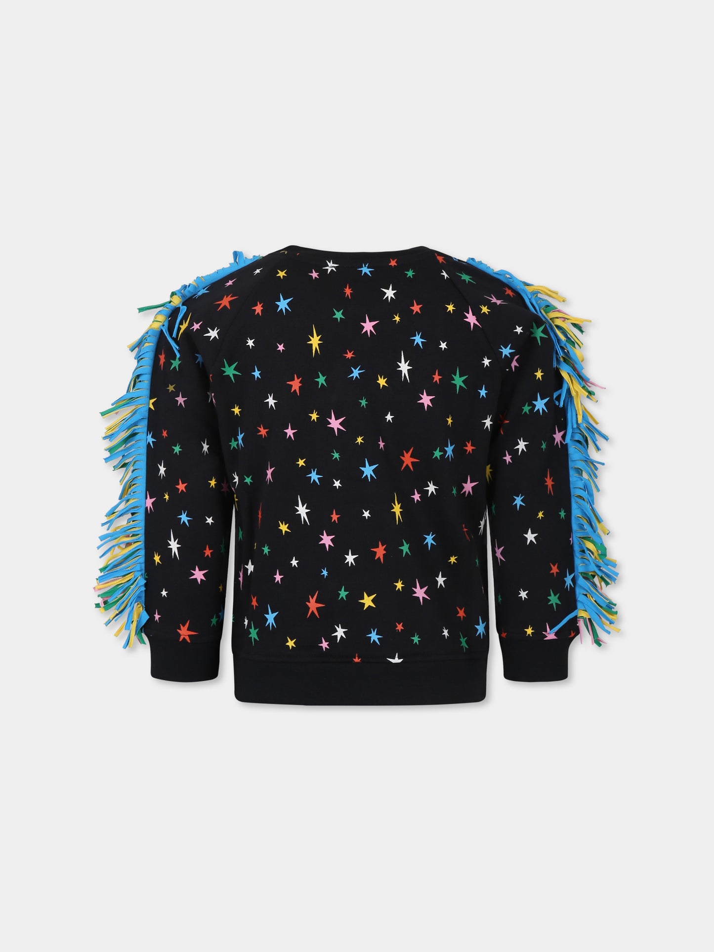 Sweat noir pour fille avec étoile