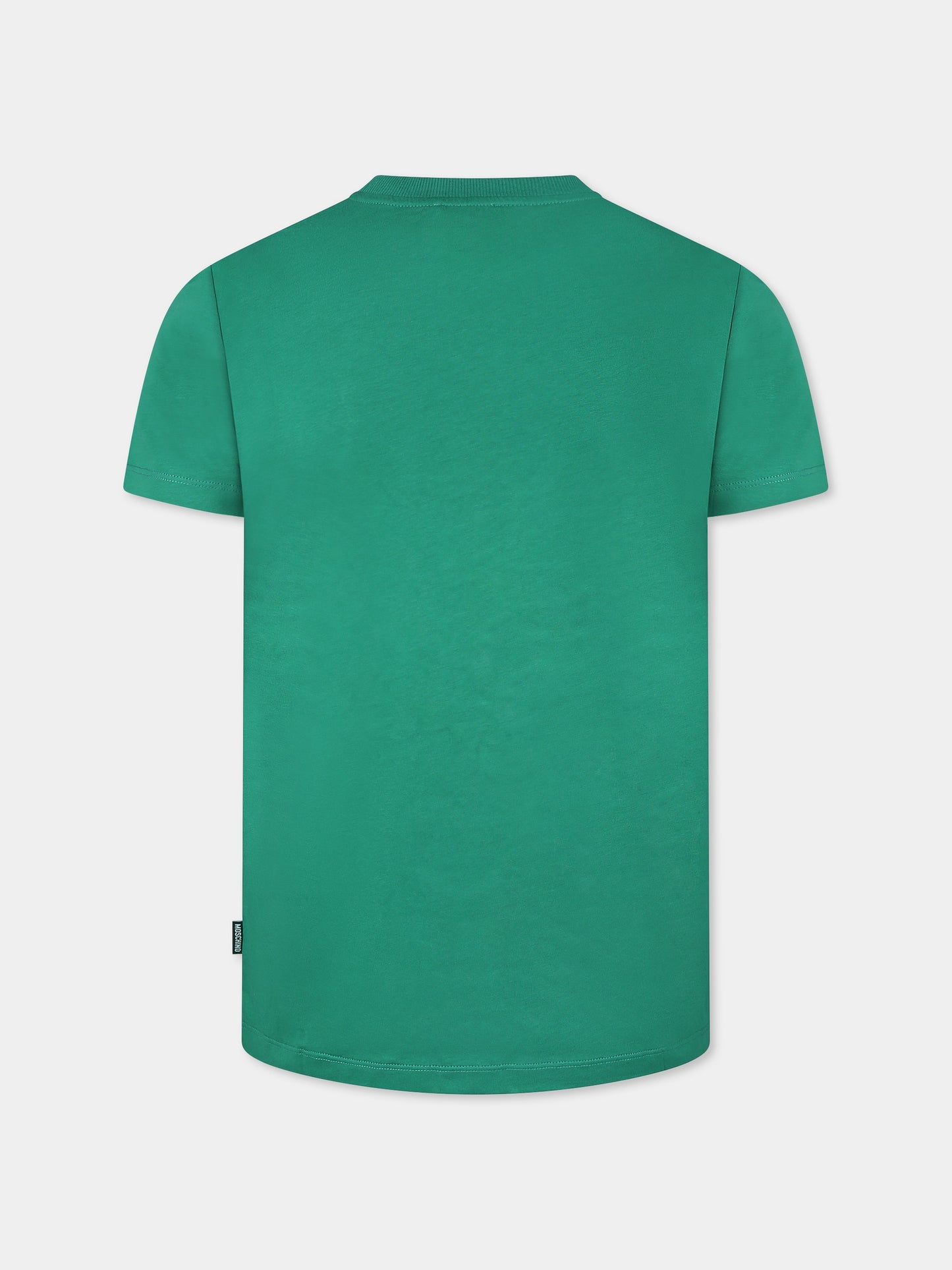 T-shirt vert pour fille avec Teddy Bear