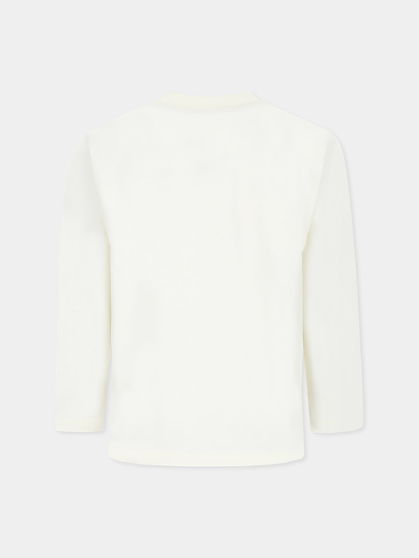 T-shirt ivoire pour  fille avec Pégase